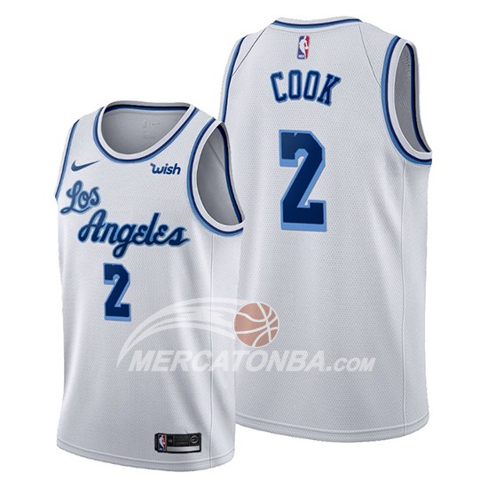 Maglia Los Angeles Lakers Quinn Cook Classic Edition Bianco